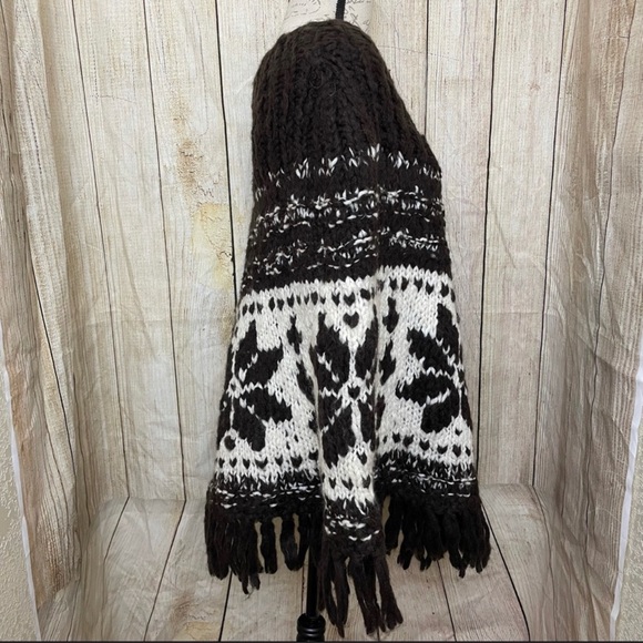 Free People - poncho, alpaca wool - Picture 5 of 12